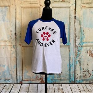 Bobs from Skechers Women’s Raglan Sleeve Tee Furever & Ever XS